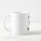 Ich bin nicht fett, dass ich fluffig bin kaffeetasse (Links)
