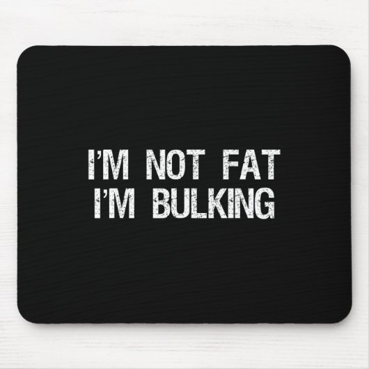 Ich bin nicht fett, dass ich zitternde Funny Cheat Mousepad (Vorne)