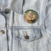 Ich bin nicht fett, ich bin ein gedämpftes Abzeich Button (Beispiel)