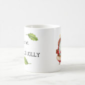Ich bin nicht fett, ich bin Holly Jolly Kaffeetasse (Mittel)