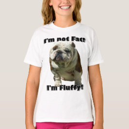Ich bin nicht fetter Bulldoggen-T - Shirt