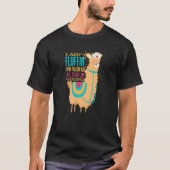 Ich bin nicht Fluffin' dein Kissen, sondern Alpaca T-Shirt (Vorderseite)
