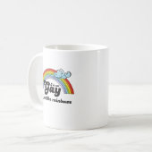 Ich bin nicht Gay dunkel Kaffeetasse (Vorderseite Links)