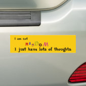 Ich bin nicht gelegentlicher Autoaufkleber (Auf Auto)