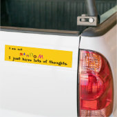 Ich bin nicht gelegentlicher Autoaufkleber (Auf Lkw)