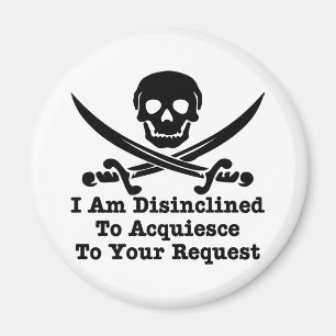 Ich bin nicht geneigt, auf Ihre Anfrage zu antwort Magnet