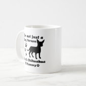 Ich bin nicht gerade eine Hundeperson; Ich bin Kaffeetasse (Vorderseite Links)