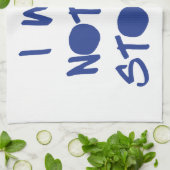 Ich bin nicht gestoppte motivierend küchentuch (Gefaltet)