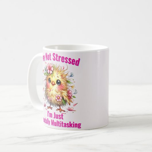 Ich bin nicht gestresst, ich bin nur mental Multit Kaffeetasse (Vorderseite Links)