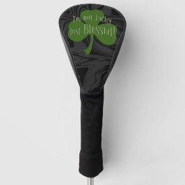 Ich bin nicht glücklich, nur gesegnetes Kleeblatt Golf Headcover