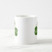 Ich bin nicht glücklich, nur gesegnetes Kleeblatt  Kaffeetasse (Mittel)