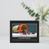 Ich bin nicht glücklicher als du, ich habe nur bes postkarte (Stehend Vorderseite)