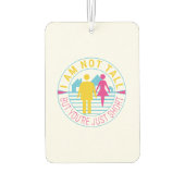 Ich bin nicht groß, aber du bist nur kurz autolufterfrischer (Rückseite)