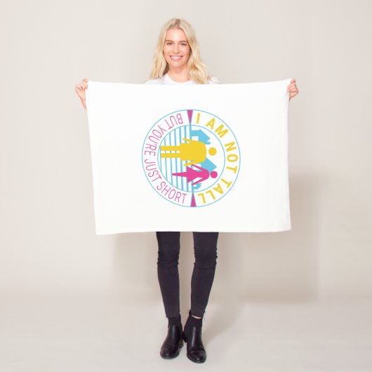 Ich bin nicht groß, aber du bist nur kurz fleecedecke (Beispiel)