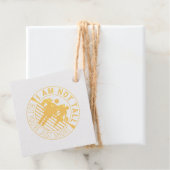 Ich bin nicht groß, aber du bist nur kurz geschenkanhänger (Mit Box)