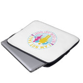 Ich bin nicht groß, aber du bist nur kurz laptopschutzhülle (Vorne Knopf)