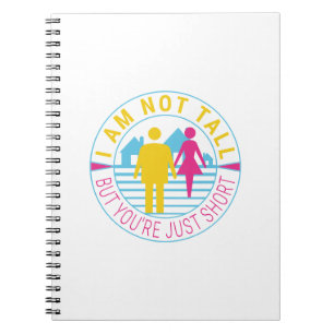 Ich bin nicht groß, aber du bist nur kurz notizblock