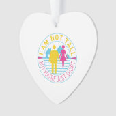 Ich bin nicht groß, aber du bist nur kurz ornament (Vorderseite)