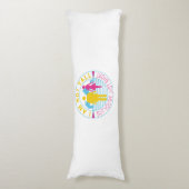 Ich bin nicht groß, aber du bist nur kurz seitenschläferkissen (Vorderseite Vertikal)