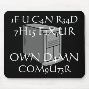 Ich bin NICHT Herr Fix It Mousepad
