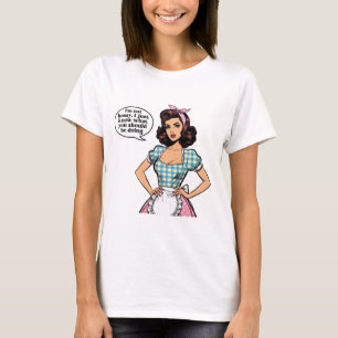 Ich bin nicht herrisch – Sarkastisches Mädchen T-Shirt