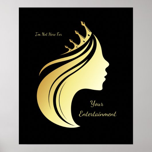 Ich bin nicht hier für Ihre Unterhaltung - Badass- Poster (Vorne)