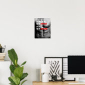 Ich bin nicht hier, um durchschnittlich phantastis poster (Heimbüro)
