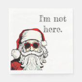 "Ich bin nicht hier", WHIMSIGOTH FERIENserien Serviette (Vorderseite)