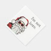 "Ich bin nicht hier", WHIMSIGOTH FERIENserien Serviette (Ecke)