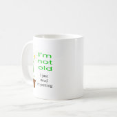 Ich bin nicht, ich benötige gerade Re-Potting alt Kaffeetasse (Vorderseite Links)