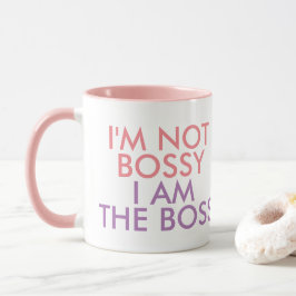 Ich bin nicht ich bin das Chef-Sprichwort-Rosa Tasse
