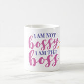 Ich bin nicht ich bin der Chef Bossy Kaffeetasse (Mittel)