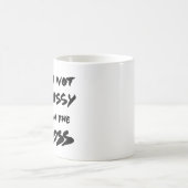 Ich bin nicht, ich bin der Chef - Bürodekor bossy Kaffeetasse (Mittel)