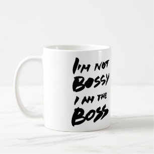Ich bin nicht, ich bin der Chef - Bürodekor bossy Kaffeetasse