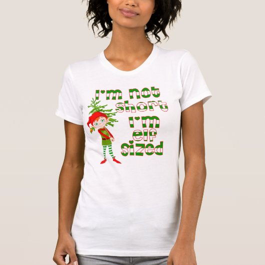 Ich bin nicht ich bin der sortierte Elf kurz T-Shirt (Vorderseite)