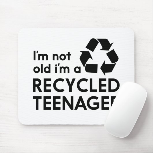 Ich bin nicht, ich bin ein gerecycelter mousepad (Mit Mouse)
