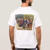 Ich bin nicht, ich bin ein Sprinter fett! T - T-Shirt (Rückseite)