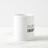 Ich bin nicht ich bin Energiesparend faul Kaffeetasse (Mittel)