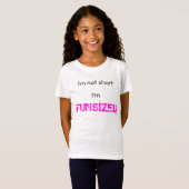 Ich bin nicht ich bin FUNSIZED kurz T-Shirt (Vorne ganz)