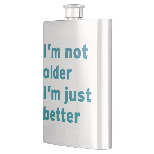 Ich bin nicht ich bin gerade besser älter flachmann (Links)