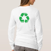 Ich bin nicht, ich bin gerade ein gerecycelter T-Shirt (Rückseite)