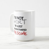 Ich bin nicht, ich bin gerade starkes kaffeetasse (Vorderseite Links)