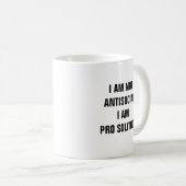 Ich bin nicht ich bin Proeinsamkeits-Tasse Kaffeetasse (VorderseiteRechts)