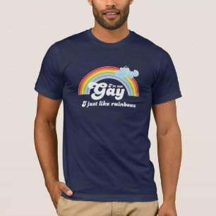 Ich bin NICHT, ICH MAG GERADE REGENBOGEN T-Shirt