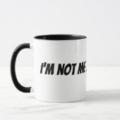 Ich bin nicht ich ohne Kaffee Tasse (Links)