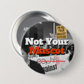 Ich bin nicht Ihr Maskottchen-mehr großer Knopf Button (Vorne & Hinten)