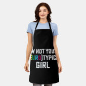 Ich bin nicht Ihr neurotypisches Autismus-Bewussts Schürze (Getragen)