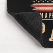 Ich bin nicht im Ruhestand, ich bin ein profession Mousepad (Ecke)