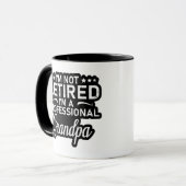 Ich bin nicht im Ruhestand, ich bin ein profession Tasse (Vorderseite Links)