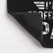 Ich bin nicht im Ruhestand ich bin ein professione Mousepad (Ecke)